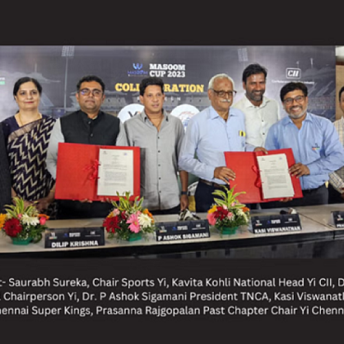 CII – Young Indians (Yi) and Chennai Super Kings (CSK) Join Forces for a Cause