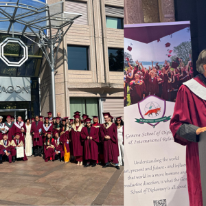 Renowned Author and Politician Dr. Shashi Tharoor Honored with Honorary Doctorate at Geneva School of Diplomacy Graduation Ceremony
