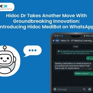 Hidoc Revolutionizes Healthcare With AI-powered Chatbot – MediBot