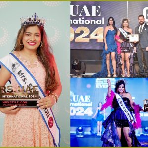 Mumbai Kandivali Girl and Dubai resident PAYAL JHA has been crowned Mrs. UAE International Style Icon in United Arab Emirates.