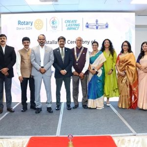 Rtn. R. Srikanth Installed as 67th President of Rotary Club of Madras South for RY 2026–27